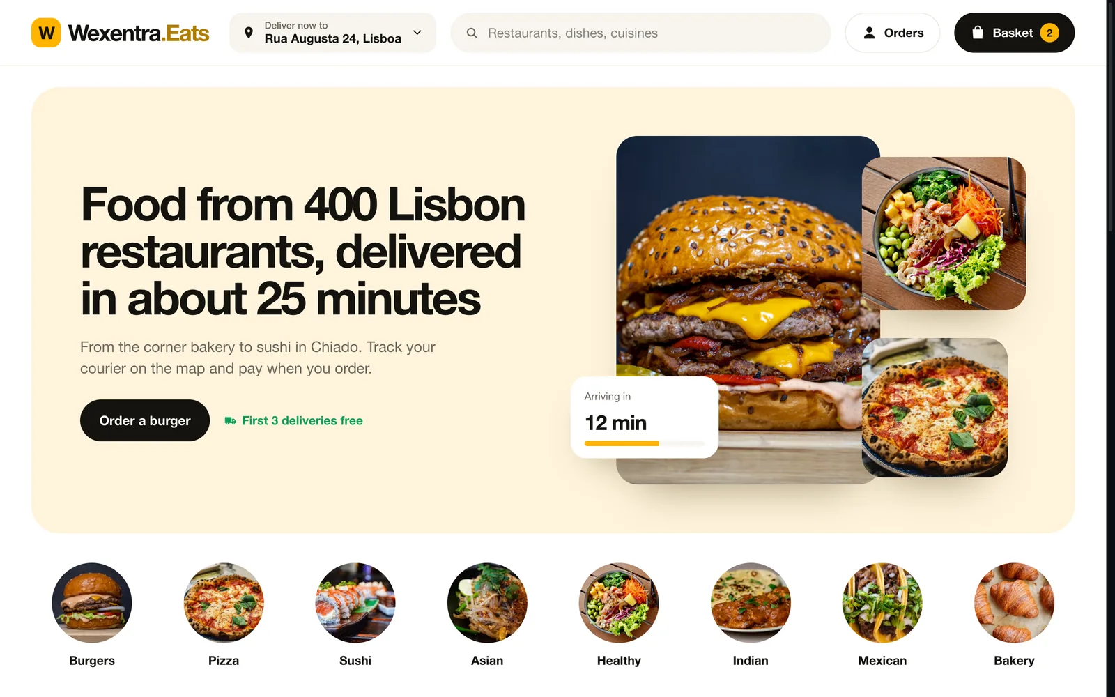 Wexentra.Eats, Food delivery
